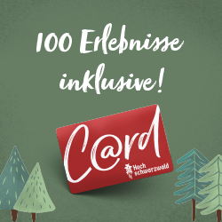 Hochschwarzwald Card – 100 Erlebnisse inklusive im Höhengasthof Grüner Baum Feldberg